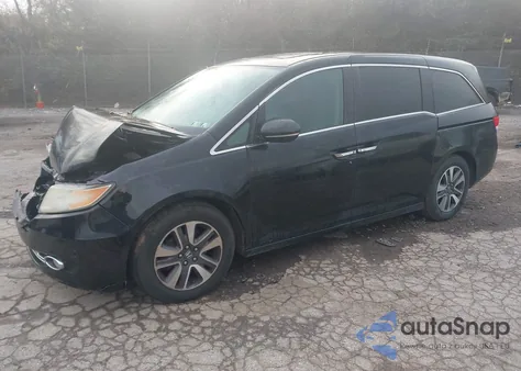 2014 Honda Odyssey Touring/Touring Elite из США, поврежденный, VIN 5FNRL5H93EB078358